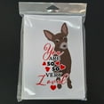 thumbnail image 3 of Chihuahua Chocolate #2 so Loved Greeting Cards and Envelopes Pack of 8 7 in x 5 in, 3 of 3