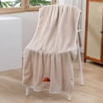 thumbnail image 4 of TUWABEII Coral Velvet Set Little Dinosaur Series Soft Water Absorbent Mother Set Scarf, 4 of 4