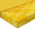 thumbnail image 2 of Ambesonne Modern Fitted Sheet, Yellow Lemon Chess, Twin Size, Yellow and Cream, 2 of 3