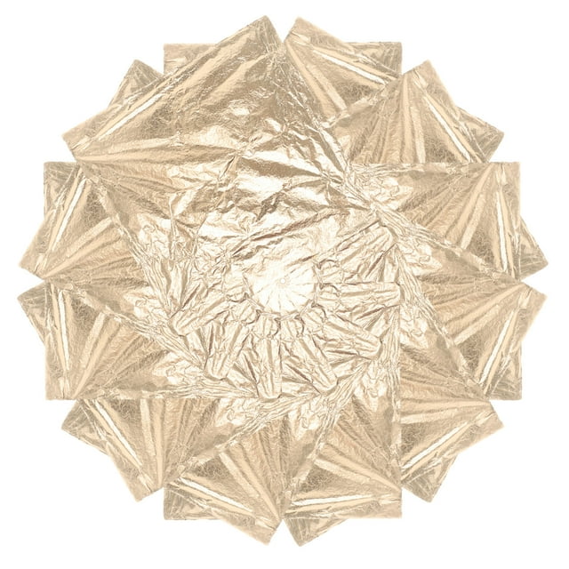 unbranded Hojas De Papel Dorado Para Manualidades Con Textura Y Acabado Metálico Para Artística