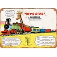 thumbnail image 1 of Size: 16" x 12" Metal Vintage Funny Tin Sign 1969 Toys 'R' Us for Children, 1 of 5