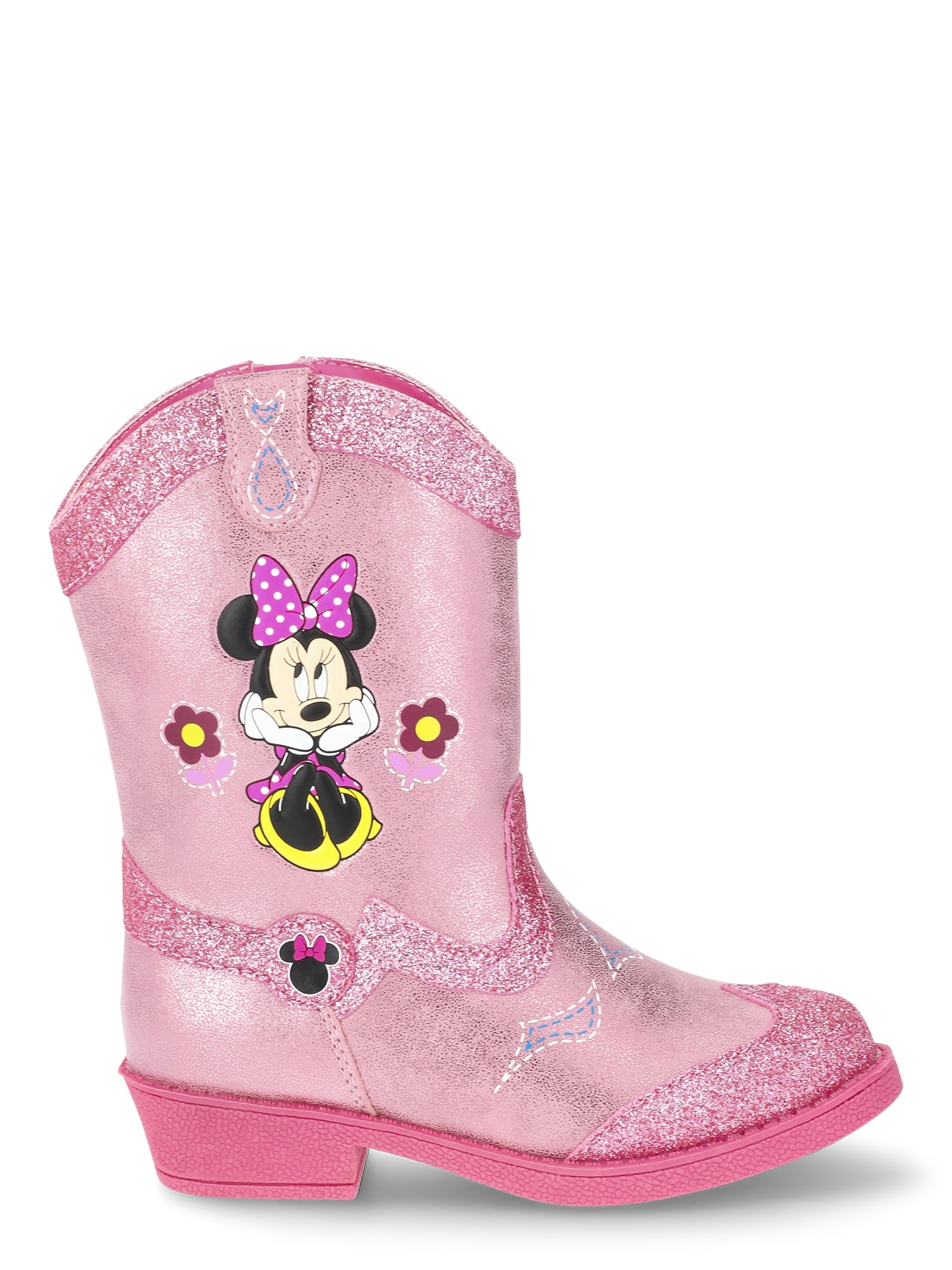 Disney Minnie Mouse Toddler Girls Cowgirl Boots