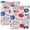4th of July Pattern, variant on D-shaped Binder with 3 Ring - PVC Waterproof 1.5 in Binder with Clear Pocket, Truck Pattern 1 ，1 pack