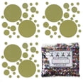 thumbnail image 2 of Confetti Circle New Bubbly (3 Sizes) Gold - Half Pound (8 oz) - CCL9819, 2 of 8