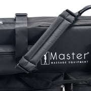 Master Massage Universal Wheeled Table Carry Case Bag With 4 Wheels for Massage Table With 5 Pockets, Black