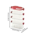 thumbnail image 2 of Desktop Ornament and Storage Layered Sealed Container for Indoor Use with Stackable Design for Organization and Travel, 2 of 6