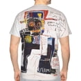 thumbnail image 5 of Jean Michel Basquiat Men's T Shirt Polyester Tee Basic Short Sleeve Crewneck Shirt Tops, 5 of 5