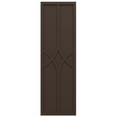 thumbnail image 2 of Ekena Millwork 18"W x 68"H True Fit PVC Cedar Park Fixed Mount Shutters, Raisin Brown (Per Pair - Hardware Not Included), 2 of 9
