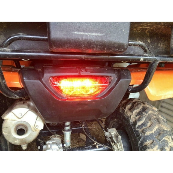 1X Red Plastic Brake Tail Light Lamp For Honda TRX 250 300 400EX TRX400X 500 700