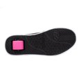 thumbnail image 3 of HEELYS Kids Pro 20 Wheeled Shoes Black White Pink Canvas Size 3 HE100760H, 3 of 4