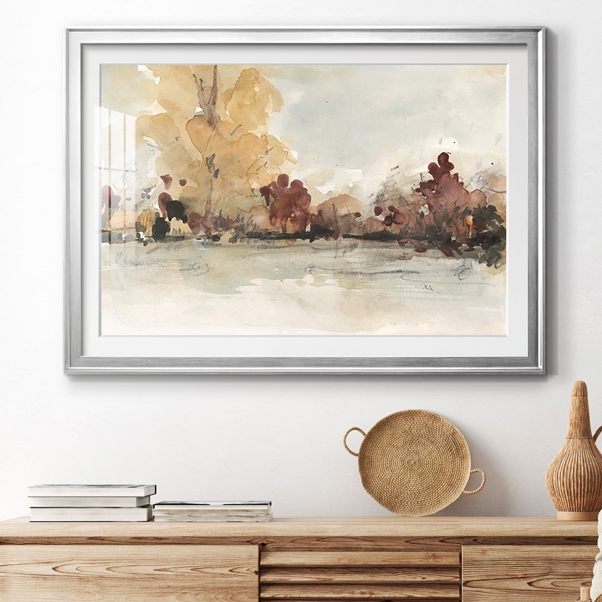 The Autumn View I Premium Framed Print - Ready to Hang