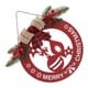 thumbnail image 1 of Letrero de Navidad de madera textura clara antidecoloración letrero de bienvenida colgante de Navidad rojo para vacaciones decoración del hogar ANGGREK Otros, 1 of 8