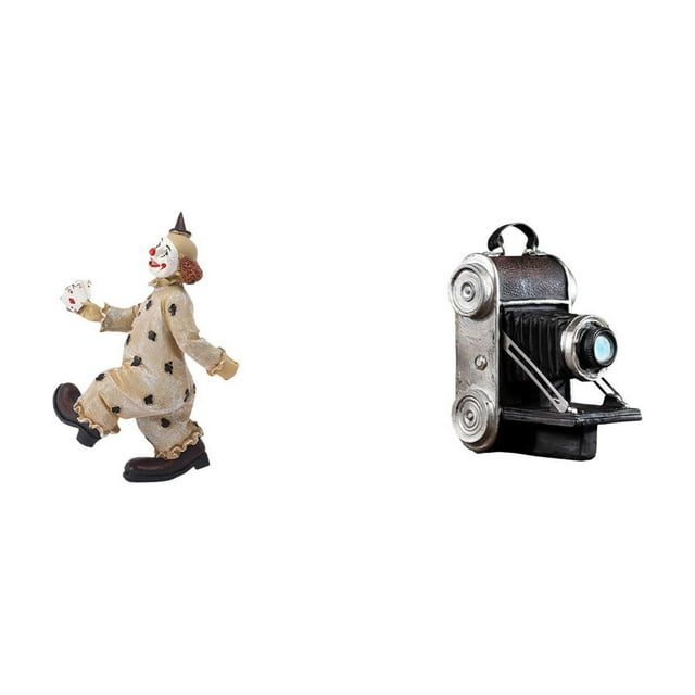 Figura de de resina, estatua de , escultura, adorno de mesa, modelo de cámara coleccionable con diseño retro artístico, ideal para la sal