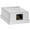 Cat5e 1 Port, variant on Cmple - 1 Port Keystone Jack Surface Mount Box, Single Port Surface Mount Box for Network, RJ45 Single Hole Keystone Jack