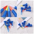 thumbnail image 1 of Dark Blue Reusable Plastic Golf Tee Accessories 5pcs for Indoor Outdoor Practice 4 2cm, 1 of 5
