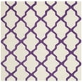 thumbnail image 2 of SAFAVIEH Cambridge Liam Geometric Wool Area Rug, Ivory/Purple, 6' x 6' Square, 2 of 6
