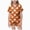 H167-Orange, variant on TOWED22 Halloween Pajamas Girl Silk Pajamas Button Up Shirt and Shorts Satin Pajama Set 2 Piece Loungewear Sleepwear Outfit Sets for 2-13 Years(Green,4-5 Y)