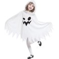 thumbnail image 2 of Disfraces de Halloween para niñas, disfraz de fantasma aterrador, L, 2 of 4