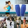 thumbnail image 4 of NIBOLOG 1Pc Sports Shin Guard for Youth Adults Elastic Breathable Shin Sleeve with Honeycomb Pads Impact Resistant Anti-Collision Calf Protection Gear for Football Baseball Boxing Cycling, 4 of 8