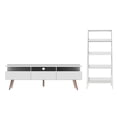 thumbnail image 1 of Centro de Entretenimiento Londres Madesa Mueble Estante Librero Blanco, 1 of 5