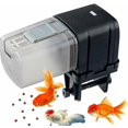 thumbnail image 1 of Dispensador automático de alimentos para acuarios y peces, dispensador de peces ajustable multifuncional con temporizador digital, capacidad de 175 ml, 1 of 3