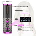 thumbnail image 2 of 22mm Jumbo Hair Waver Iron, 3 Barrel Curling Iron Wand with LCD Temp Display,Ceramic Tourmaline Triple Barrels, Dual Voltage Hair Crimper, 2 of 7