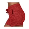 thumbnail image 5 of Women's Drawstring Athletic Shorts with Pockets, Casual Stretch Summer Shorts for Fitness and Daily Wear, 5 of 7