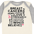 thumbnail image 4 of Inktastic Breast Cancer Awareness Month Saying Boys or Girls Long Sleeve Baby Bodysuit, 4 of 5