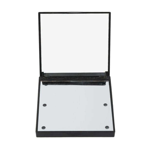 Espejo plegable, espejo de bolsillo para maquillaje de viaje con luz LED, espejo compacto para bolso, lo mejor de la línea
