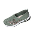 thumbnail image 2 of Orthopedic Shoes for Women,Women Wide Width Breathable Walking Comfortable Slip on Sneakers,Non Slip Arch Support Slip on Shoes Green 8.5, 2 of 7