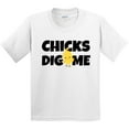 thumbnail image 3 of Inktastic Chicks Dig Me Youth T-Shirt, 3 of 5
