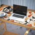 thumbnail image 3 of Long Mouse Pads for Desk,Halloween Pumpkin Spider Pattern Desk Mats on Top Of Desks, Desk Mouse Pad Extra Large with 3mm Non-Slip Base and Stitched Edge for Gaming,Office,Work,Home 35.4x15.7in, 3 of 5