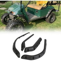 Kojem Golf Cart Standard Fender Flares Front Rear Compatible with 1994-2013 EZGO TXT Model (Set of 4pcs)