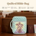 thumbnail image 6 of ZUXONGSY Cross Print Bible Cover for Women Portable Bible Holder Large ChuZU Bag with Handle Journal Case for Christian, 6 of 7