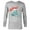 Athletic Heather, variant on Disney Frozen Marshmallow Go Away! - Long Sleeve T-Shirt for Men - Customized-Black