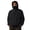 Black, variant on Men Full Face Mesh Mask Hooded Sun Protection Jacket, Elastic Cuff Lightweight Zip Up Outdoor Windproof Coat