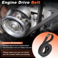 thumbnail image 3 of Unique Bargains 7PK1763 7-Ribs Engine Serpentine Drive Belt for Honda Element 2003 2004 2005 2006 2007 2008 2009 2010 2011 2.4L L4 K070694 38920PZDA01, 3 of 7