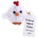 thumbnail image 3 of Figura de Pollo de Ganchillo, Muñeca de Animal Positiva de Ganchillo, Juguete de Punto Suave, Regalo de Aliento, 3 of 5