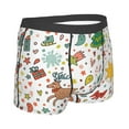 thumbnail image 3 of Disketp Winter Christmas And New Year Deer Men'S Boxer Briefs,Soft And Breathable Cotton Underwear With Comfortflex Waistband, 3 of 9