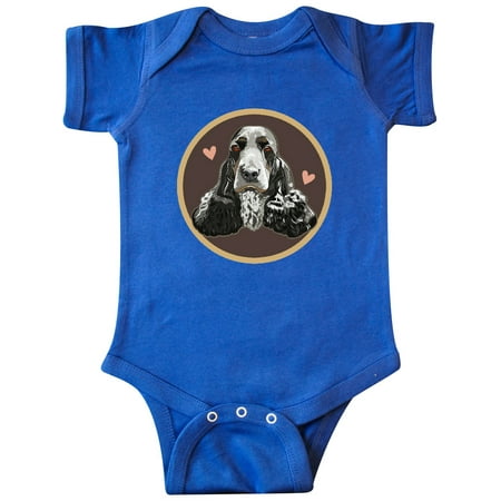 

Inktastic English Springer Spaniel Cocker Spaniel Gift Baby Girl Bodysuit