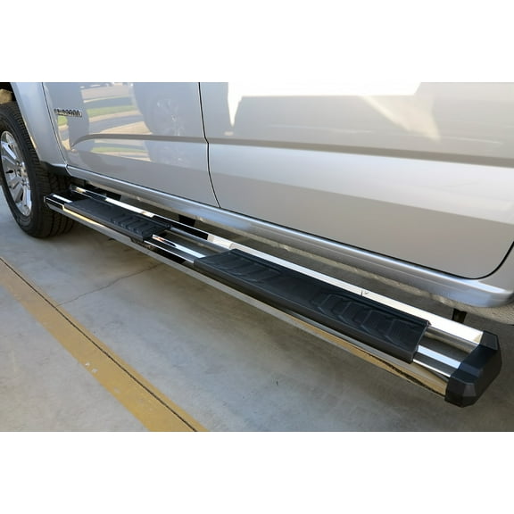 APS Chrome OE Style Nerf Bars Running Boards Compatible with Chevy Colorado GMC Canyon 2015-2024 Crew Cab