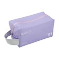 thumbnail image 2 of Bolsa de maquillaje de viaje Fernando de gran capacidad resistente al agua Violeta, 2 of 8