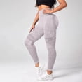 thumbnail image 5 of Celsior Compression Leggings Push Up Yoga Pants Skin-Friendly Anti Cellulite Leggings Pants for Workout Running Athletic Butt Lift Booty Workout Tights Resistance Band Breathable Light Ashy M, 5 of 6