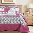 thumbnail image 2 of Home Soft Things 7 Piece Saigon Bedspread Set - Pink - Oversize King (122" x 106"), 2 of 9
