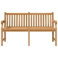 thumbnail image 6 of vidaXL Outdoor Patio Bench 2-Seater Garden Bench Loveseat Solid Wood Teak, 6 of 23