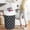 Black, variant on VALSEEL Dirty Clothes Hamper Laundry Basket Foldable Laundry Basket Dirty Laundry Basket Foam Protective Aluminum Handle for College Dorms Bathroom Bedroom Laundry Hamper Storage and Organization