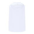 thumbnail image 5 of Yaoyar Sleeveless V Neck Hoodie For Men Summer Tank Shirts Casual Fitness Sportswear Round Neck Vest, 5 of 5
