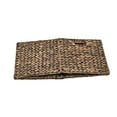 thumbnail image 5 of happimess BSK2003B-SET5 Bryce 12.6" Classic Farmhouse Handwoven Hyacinth Collapsible Storage Cube Baskets with Handles, Brown (Set of 5), 5 of 7