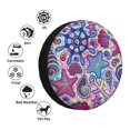thumbnail image 4 of Gukieu Cute Nautical Print Car Tire Cover, Adjustable Waterproof and Dustproof Tire Protection Cover, Suitable for SUV, Truck, Van-15 inch, 4 of 6