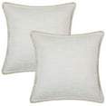 thumbnail image 1 of Smiry Set of 2 Decorative Linen Throw Pillow Covers ,18"x18", Beige Square Cushion Covers Pillow Case for Couch Sofa Bed, 1 of 6